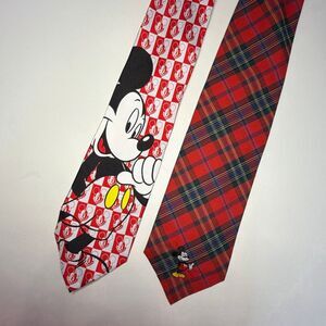 Disney Mickey Mouse Neckties Mickey Unlimited and Mickey & Co Silk Cotton